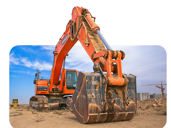 Excavadora de construcción